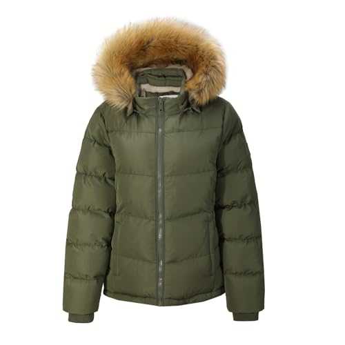 Soul Cal Womens 2 Zip Bubble Jacket