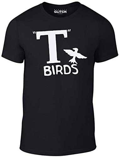 T Birds Mens T-Shirt - Funny retro musical 70s joke Grease fan dress fashion