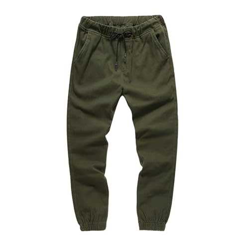 Generisch Men's Fashion Trend Plush Thick Workwear Trousers, Plain Youth Casual Trousers, Jogging Suit, Men's Summer Trousers, Men's Long Black Trousers, Men's Cargo Trousers, Men's Black