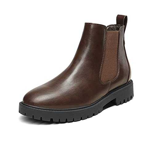 DREAM PAIRS Women's Ankle Chelsea Boots Comfy Ladies Boots DAB213,Size