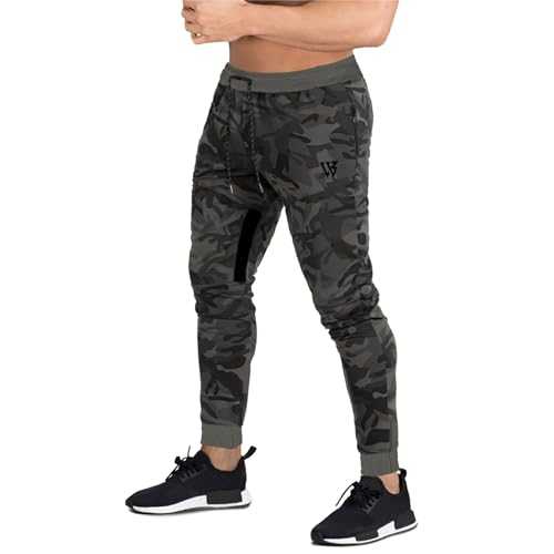 BROKIG Mens Vertex Gym Joggers Sweatpants Tracksuit Jogging Bottoms Running Trousers with Pockets