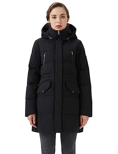 Orolay Women's Coat Style Long Down Jacket Waterproof Winter Coats