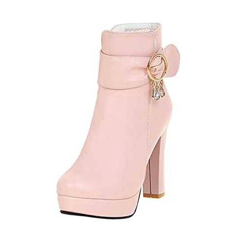 Flat Ankle Boots for Women High Heel Chunky Black Ankle Boots Ankle Boots for Women Low Heel Black Ladies Thermal Boots Lace Up Suede Ankle Boots for Women UK