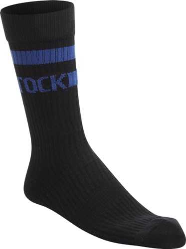 Cotton Tennis Sock Black - Size 10.5-12