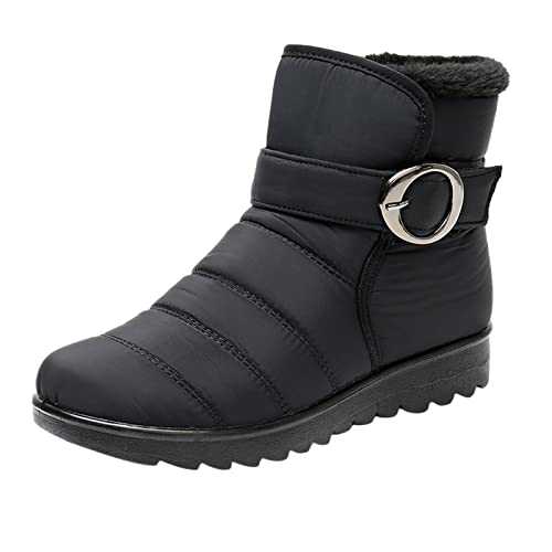 Women's Winter Shoes Lined Short Shaft Boots Unisex Snow Boots Warm Lined Thermal Boots Winter Boots Snow Boots Breathable Winter Boots Waterproof Lined Boots Snow Shoes