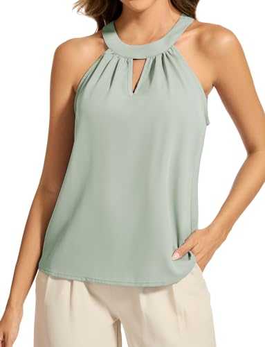 DRESSTELLS Top for Women UK Halter Neck Vest Ladies Tops Night Out Summer Tank Top Beach Party Clubbing Sleeveless Shirts