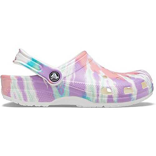 Unisex Classic Tie Dye Clogs Clogs, Fresco Multi, 11 UK Men/ 12 UK Women