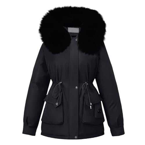 Womens Coat Overcomes Winter Plush and Thick Cotton Clothes Women's Small Cotton Jackets Work Clothes and Coats Winter Jacket Women Teddy Bear Coats for Women