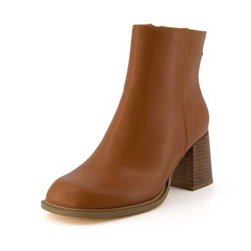 CUSHIONAIRE Women's Dante Block Heel Dress Boot +Memory Foam, Wide Widths Available