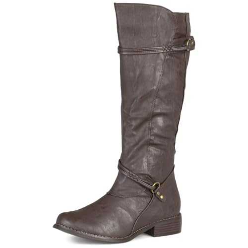 Journee Collection Buckle Accent Tall Boot