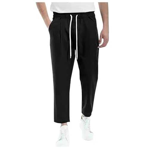 CXKOLD Elasticated Work Trousers for Men Running Leggings Loose Fit Sweatpants, Lounge Pyjamas Pants, Workout Training Gym Wear Clothes Joggers for Kids Multipack Men'S Trousers Work Wear Pants