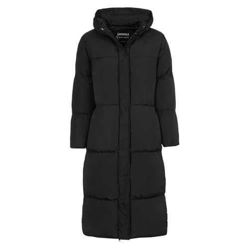 Womens Maxi Long Hooded Puffer Quilted Parka Coat Extra Long | Ladies Full Length Winter Jacket with Hood