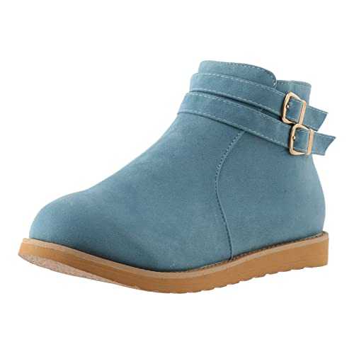 Memmyly Women's Ankle Boots with Heel Elegant Winter Boots with Zip Biker Boots Small Heel Platform Boots Casual Ankle Boots Gothic Boots Ankle Boots for Women