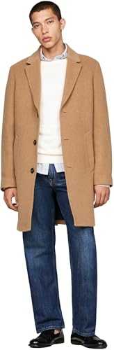 Tommy Hilfiger Men’s Single Breasted Mix Coat