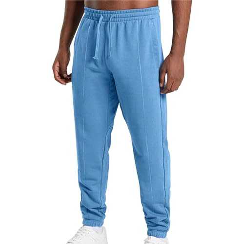 Mens Joggers Slim Fit Jogging Bottoms with Pockets Casual Trousers Drawstring Tracksuit Bottoms Elasticated Waist Trousers Gym Pants Rugby Outdoor Trousers for Basketball Hiking Trekking