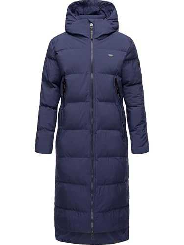Ragwear Patrise Women's Winter Coat Warm Waterproof and Breathable Quilted Coat Extra Long with Hood XS - 6XL
