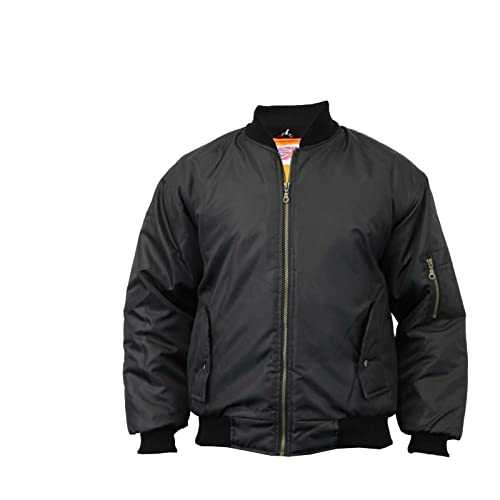 Mens MA1 Biker Security Padded Military Flight Bomber Jacket