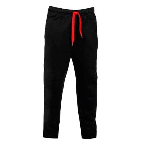 HAOLEI Fleece Lined Tracksuit Bottoms Men UK Sale Clearance,Men's Jogging Bottoms Fleece Sweatpants Sport Stretch Fit Joggers Casual Walking Trousers Pants Loose Elastic Waist Joggers Size M-3XL