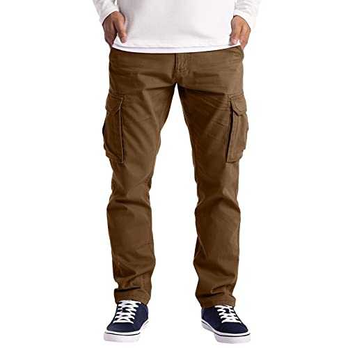 Men's Winter Summer Trousers Leisure Jumpsuit Straight Men's Pocket Men's Trousers Dark Blue Trousers Men's Stretch Work Trousers Men's Training Trousers Men's Sports Trousers En Short