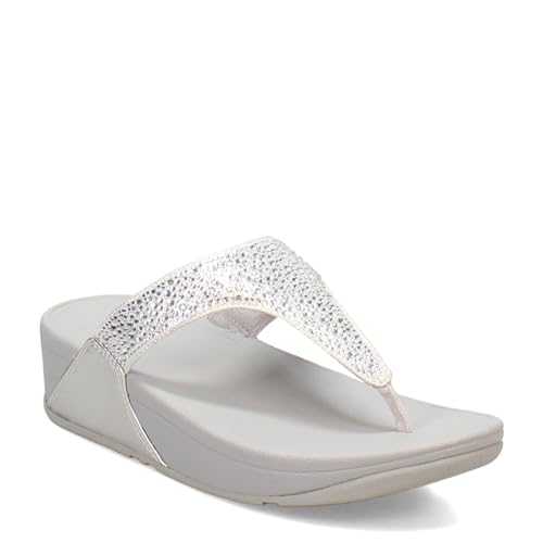 Women's Lulu Crystal-Mix Toe-Post Sandals Wedge