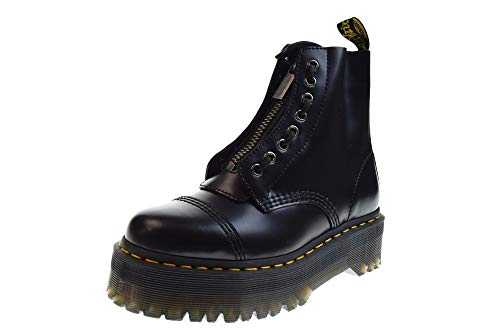 Womens Dr Martens Sinclair Smooth Leather Closed Toe Flatform Ankle Boots