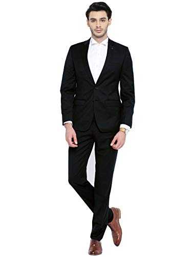 Men's Slim Fit 2 Pieces Suit Two Buttons Jacket Tux Trousers Groom Tuxedo