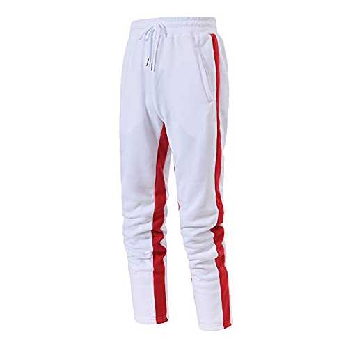 Tracksuit Bottoms Men Joggers for Men UK Elasticated Waist Trousers for Men Autumn & Winter Breathable & Comfortable Chef Trousers Tactical Trousers Combat Trousers Flex & Versatile