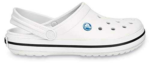 Men's Crocband Closed Toe White Size: 9/9.5 UK