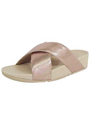 Womens Lulu Cross Glitz Slide Sandal Shoes