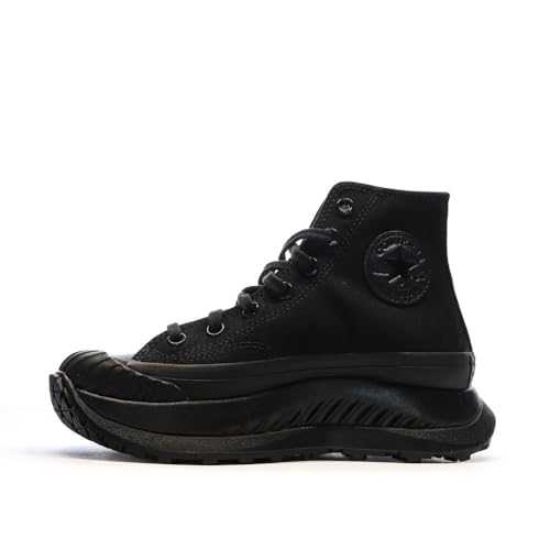 Men's Black Sneakers A04582C, Black, 5.5 UK