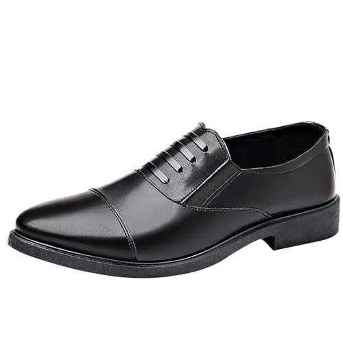 Mens Leather Loafers Moccasins Formal Shoes Oxfords Casual Leather Shoes Breathable Driving Shoes Comfy Slip on Business Dress Shoes Comfort Fashion Walking Flat UK Size