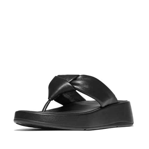 F-Knot Soft Leather Toe-Post Sandals