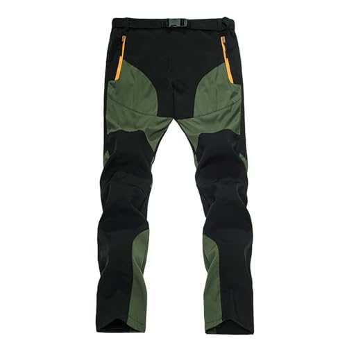 Men's Waterproof Trousers Hiking Mountaineering Pant Outdoor Snow Ski Pants Windproof Quick-Dry Pant Fitted Straight Leg Trouser Lightweight Work Pants Casual Cargo Trouser Stretch Tracksuit Bottoms
