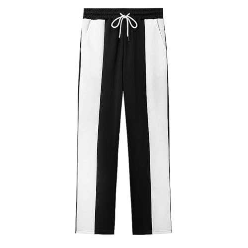 Men's Jogging Bottoms, Tracksuit Bottoms, Sports, Fitness, Gym, Training, Slim Fit Sweatpants, Striped Jogging Trousers, Casual Trousers, Loose Fit Summer Trousers, Plain Men's Comfortable Trousers