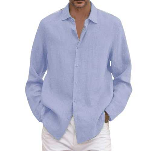 Gift Vouchers Mens Shirts Button Down Business Wedding Shirts with Pocket Regular Fit S-XXL Henley Men's Padded Casual Long Sleeve Plaid Flannel Lined Button Warm