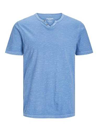 JACK & JONES Men's Jjesplit Neck Tee Ss Noos T-Shirt