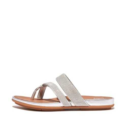 Women's Gracie Shimmerlux Strappy Toe-Post Sandals