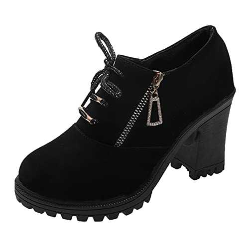 ??lver High Heels Slip Outdoor Ankle Boots Casual Work Boots Short Boots L?w Heel Shoes Women