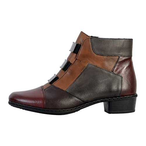 RIEKER - Multicoloured Casual Ankle Boots - Leather