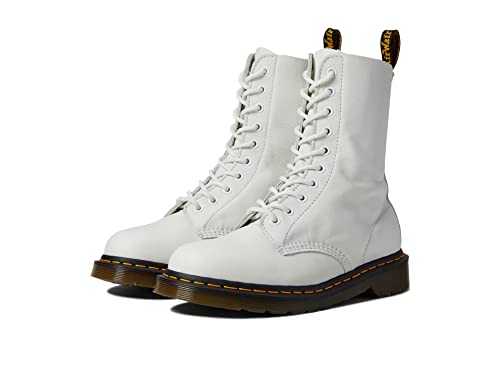 Womens 1490 Leather Optical White Boots 6 UK