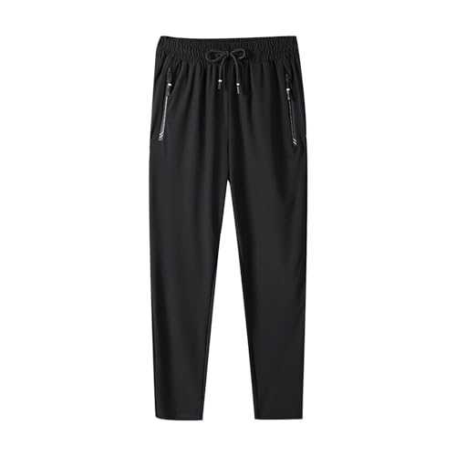 Mens Zip Pockets Sweatpants UK Sale Clearance,Man Jogging Tracksuit Bottoms Casual Drawstring Trousers Straight Leg Joggers Plus Size Pants Loose Fit Gym Running Trouser Quick Dry Workout Pant L-8XL