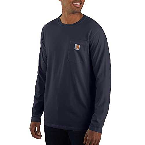 Carhartt Mens Force Flex Pocket Long Sleeve T Shirt