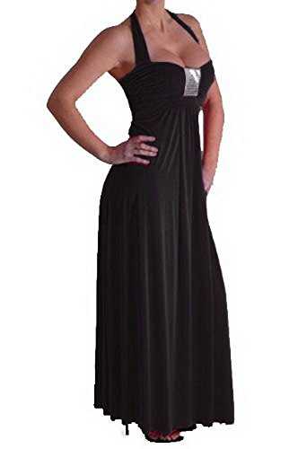 Eyecatch TM - Elegant Party Prom Evening Halter Neck Sequin Dress