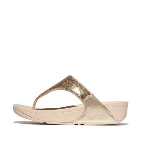 Women's Lulu Sequin Toe-Post Sandals