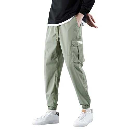 Men's Tracksuit Bottom Running Trouser Baggy Chinos Stretchable Slim Fit Pant Comfortable and Warm Tracksuit Bottoms Men's Training Trouser Outdoor Sweatpant Pant for Jogging,Gym,Running,Training