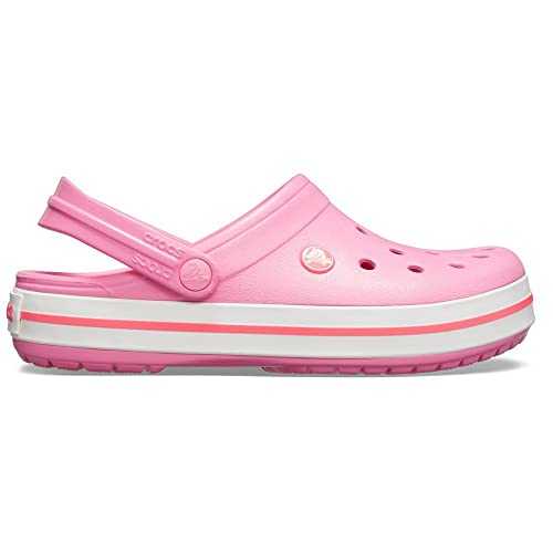 Crocband', Unisex Clog Clog, Pink Lemonade/White, M3 | W4 UK (36/37 EU)