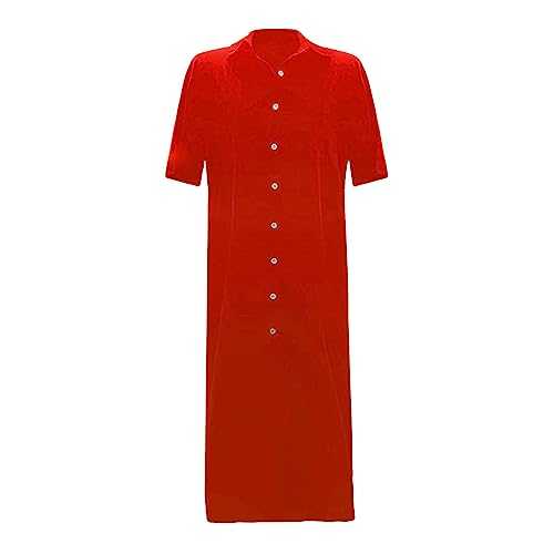 AMDOLE 80s Fancy Dress for Women Knee Length Dress Dressing Gown