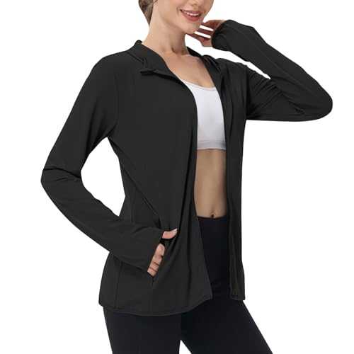UPF 50+ Women Sunscreen Hoodies Clearance,Ladies Long Sleeve Elastic Rash Quick-Drying Shirt Summer UV Hooded Lightweight Breathable Coat Outdoor Activewear Sport Clothes Fishing Hiking Jacket XS-4XL