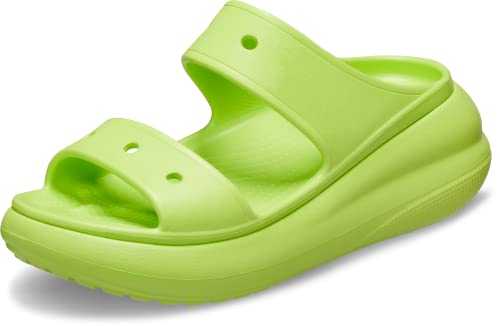 Unisex Classic Crush Sandal, Limeade, 8 UK Men/9 UK Women - Platform, Green, Two-strap