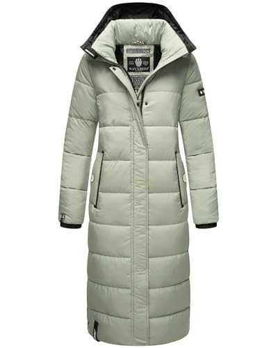 Navahoo Isalie Women's Winter Coat, Warm, Quilted Coat, Long with Removable Hood, XS - XXL